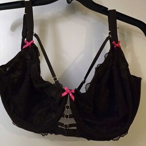 Strappy balconette bra